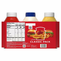 Heinz Classic Pack Condiments, 3 Pack