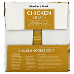 Member's Mark Chicken Broth, 32 Ounce (Pack of 6)
