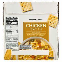 Member's Mark Chicken Broth, 32 Ounce (Pack of 6)