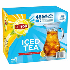 Lipton Iced Tea, Gallon Size Tea Bags, 48 Count