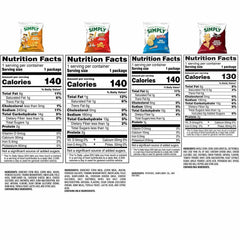 Frito Lay Simply Mix Variety Pack, 30 Count