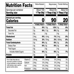 Heinz Classic Pack Condiments, 3 Pack