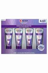 Deep Stain Remover Ultra White Toothpaste by Crest, 4 pk./2.1 oz.