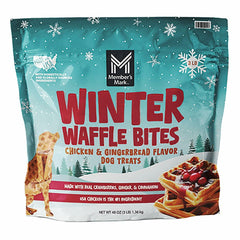Member's Mark Winter Waffles Chicken & Gingerbread Flavor Dog Treats, 3 Pounds