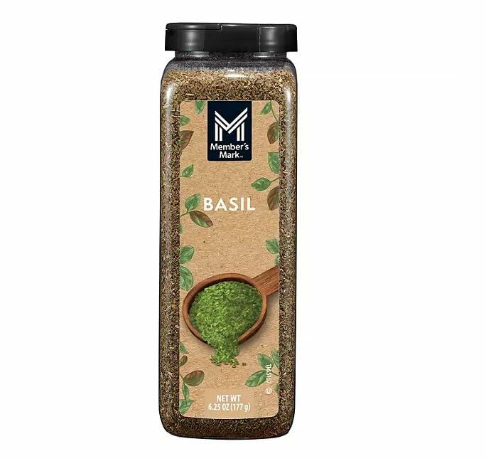 Member's Mark Dried Basil Leaf, 6.25 Ounce