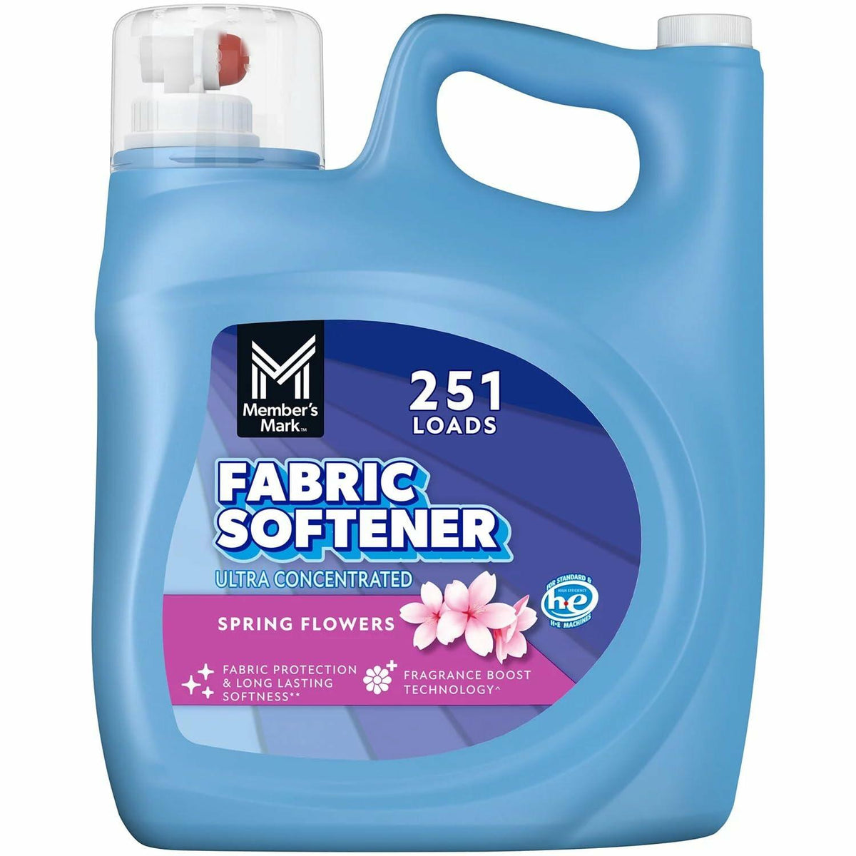 Member's Mark Liquid Fabric Softener, Spring Flowers, 251 Loads, 170 Fl Oz