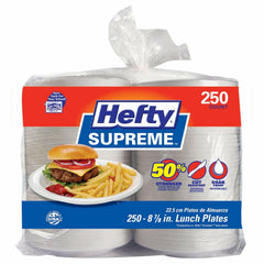 Brand of Hefty An Item of Hefty Supreme 9 inch Foam Plates, 250ct - Pack of 1 - Bulk Disc