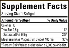 Nature Magnesium Citrate 250 mg (180 Softgels) | + Essential Vitamins & Dietary Supplements | Supports Muscle Relaxation, Nerve, Heart & Bone Health
