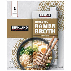 Kirkland Signature Tonkotsu Pork Ramen Broth, 32 Fluid Ounce (Pack of 4)
