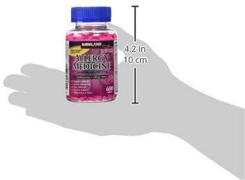 Kirkland Signature Allergy Medicine Diphenhydramine 25 Mg 600 Count (Pack of 2)