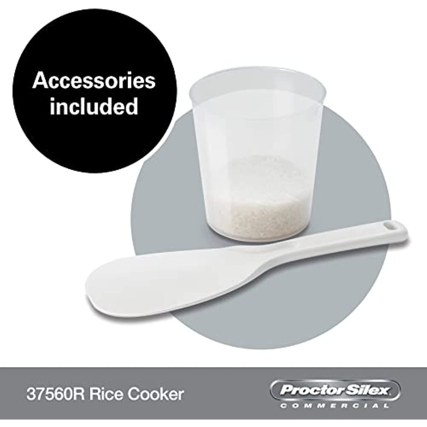 Hamilton Beach Proctor Silex Commercial 37560R Rice Cooker/Warmer, 60 Cups Cooked Rice, Non-Stick Pot, Hinged Lid, Stainless Steel Housing, 1 Year Warranty