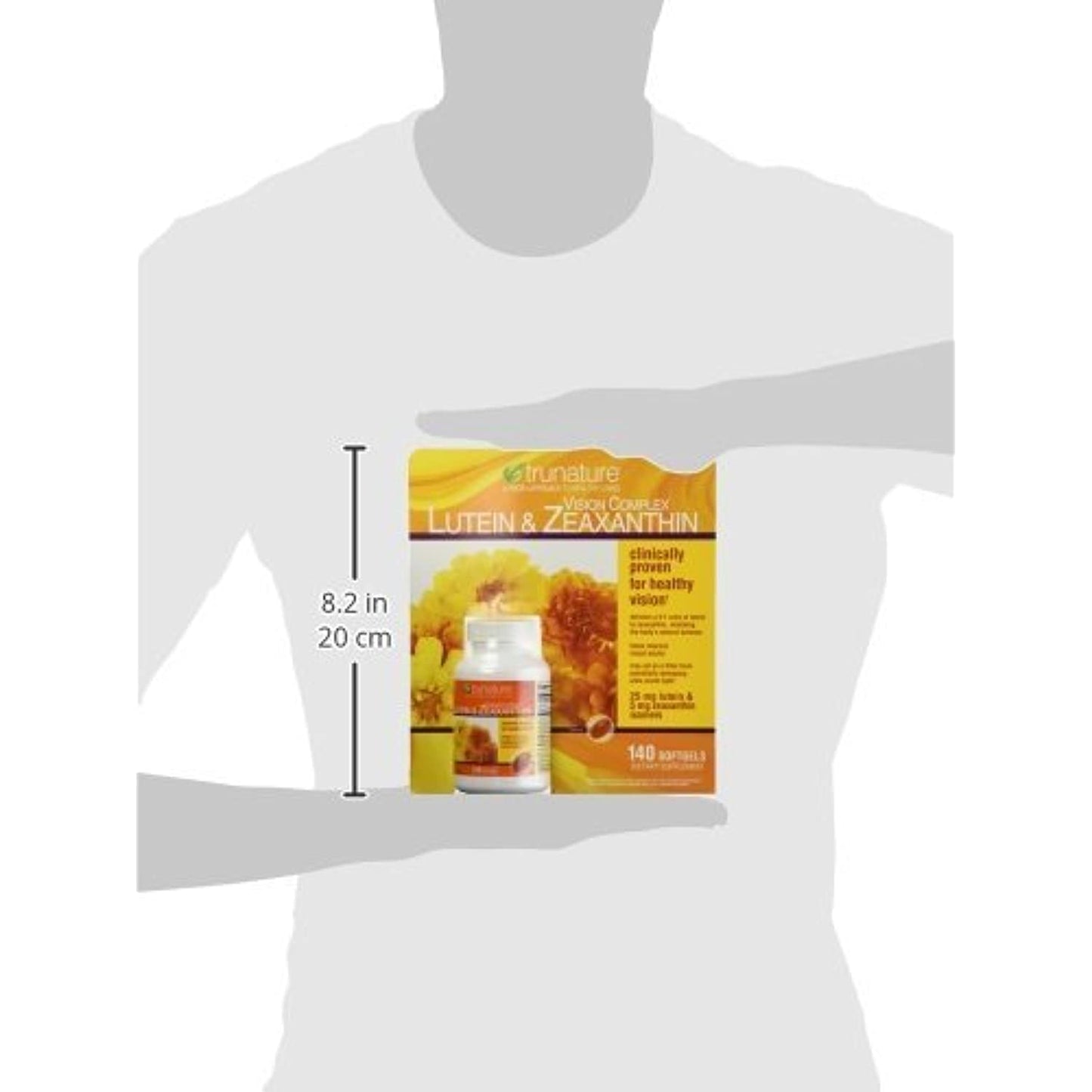 TruNature Vision Complex with Lutein & Zeaxanthin - Great Value Pack of 2 (Total 280Ct Softgel Type) x#vswa