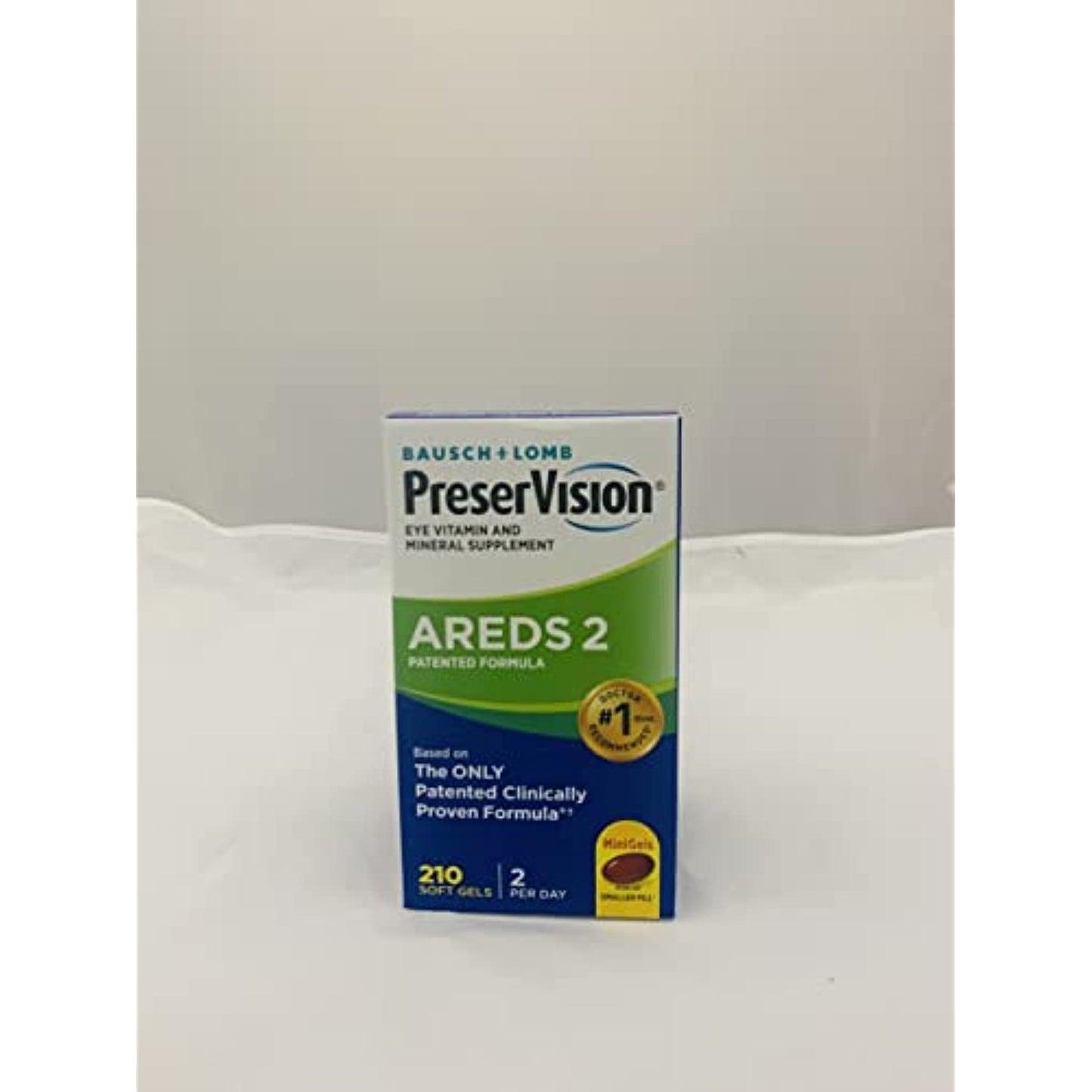 PreserVision AREDS 2 Eye Vitamin & Mineral Supplement (210 ct) with Lutein and Zeaxanthin, Soft Gels