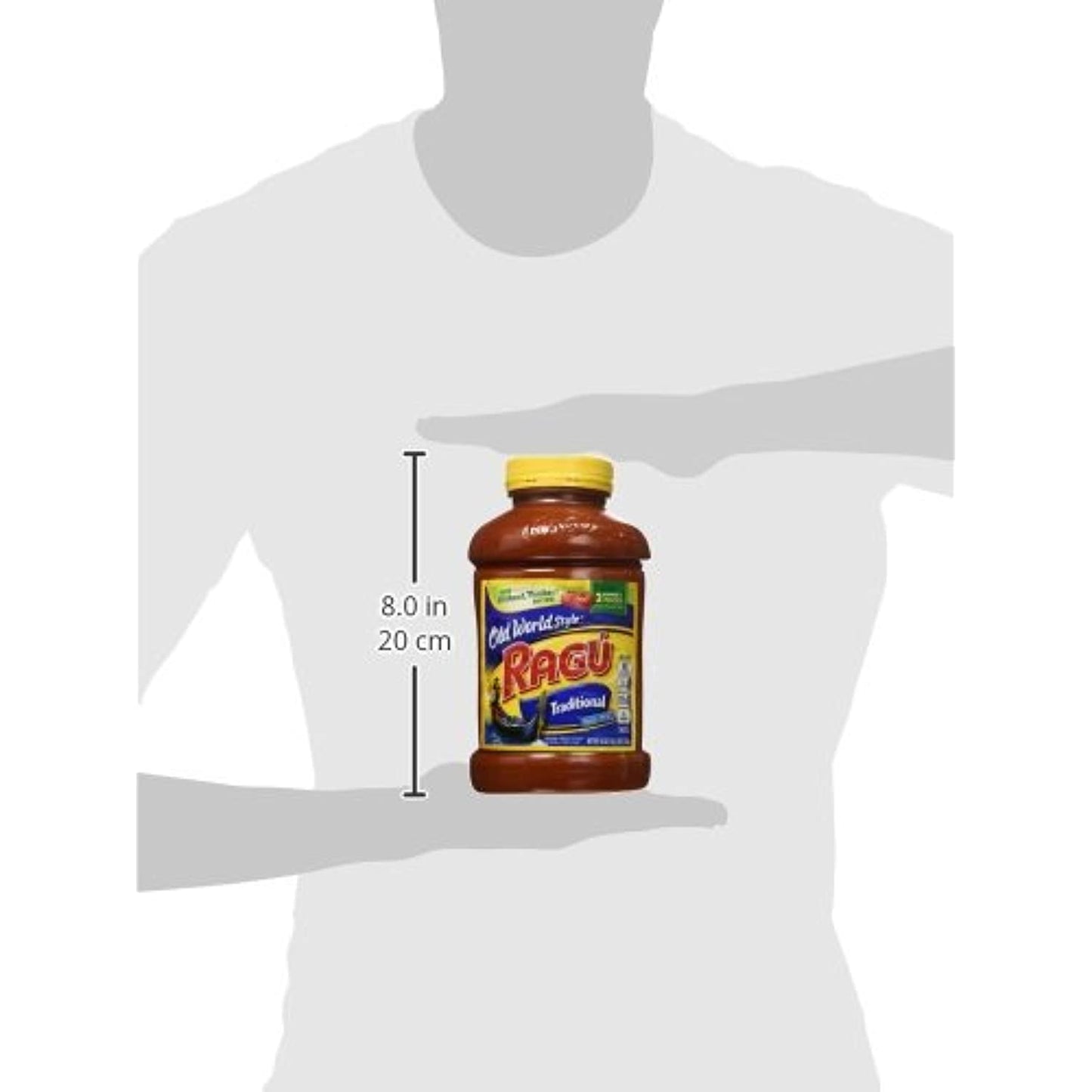 Ragu America's Favorite Pasta Sauce Traditional Old World Style Sause 2 Pound 13 Ounce Value Jars (Pack of 3)