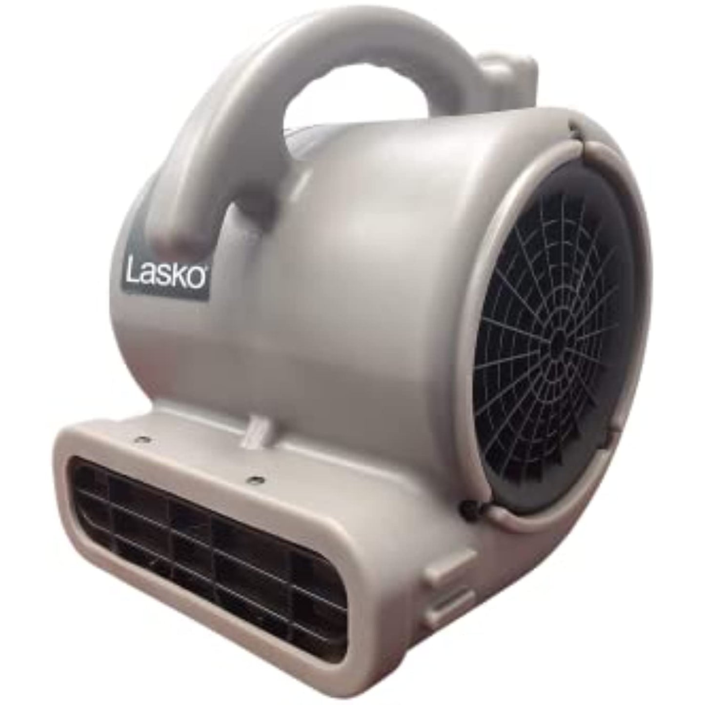 Lasko Super Fan Max Air Mover for Janitorial Water Damage Restoration Stackable Carpet Dryer Floor Blower Fan, Grey