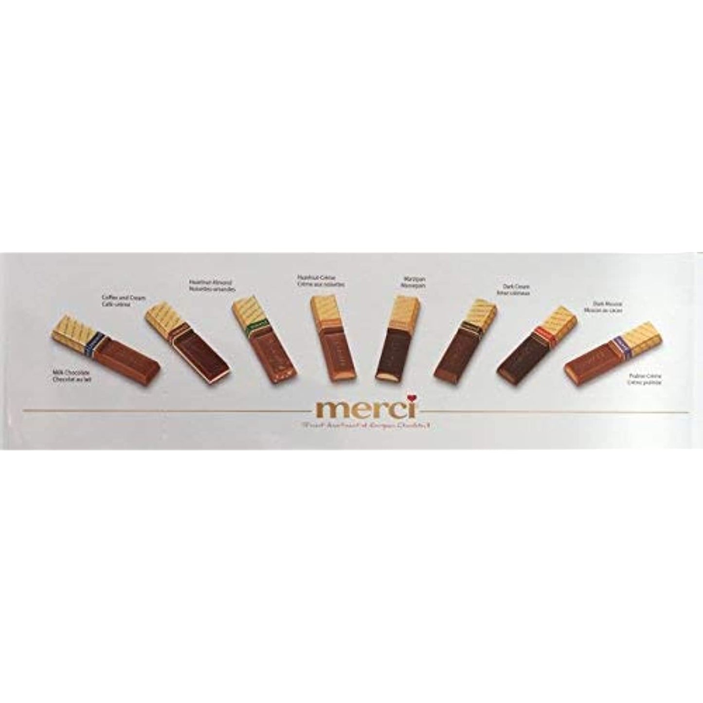 Merci Finest Assortment of European Chocolates. 675grams / 23.8 ounce Value pack. 54 pieces of individually wrapped Fine European Chocolates. (assorted 2-Pack)
