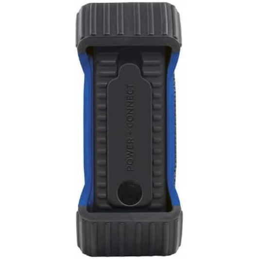 ECOXGEAR EcoEdge Plus GDI-EXEGPL402 Rugged Waterproof Floating Portable Bluetooth Wireless 20 Watt Smart Speaker with Bottle Opener and LED Party Lights (Blue)