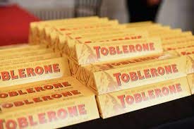 TOBLERONE SWISS MILK CHOCOLATE WITH HONEY and ALMOND NOUGAT 18 X 100 gr Bars Three 6 Packs