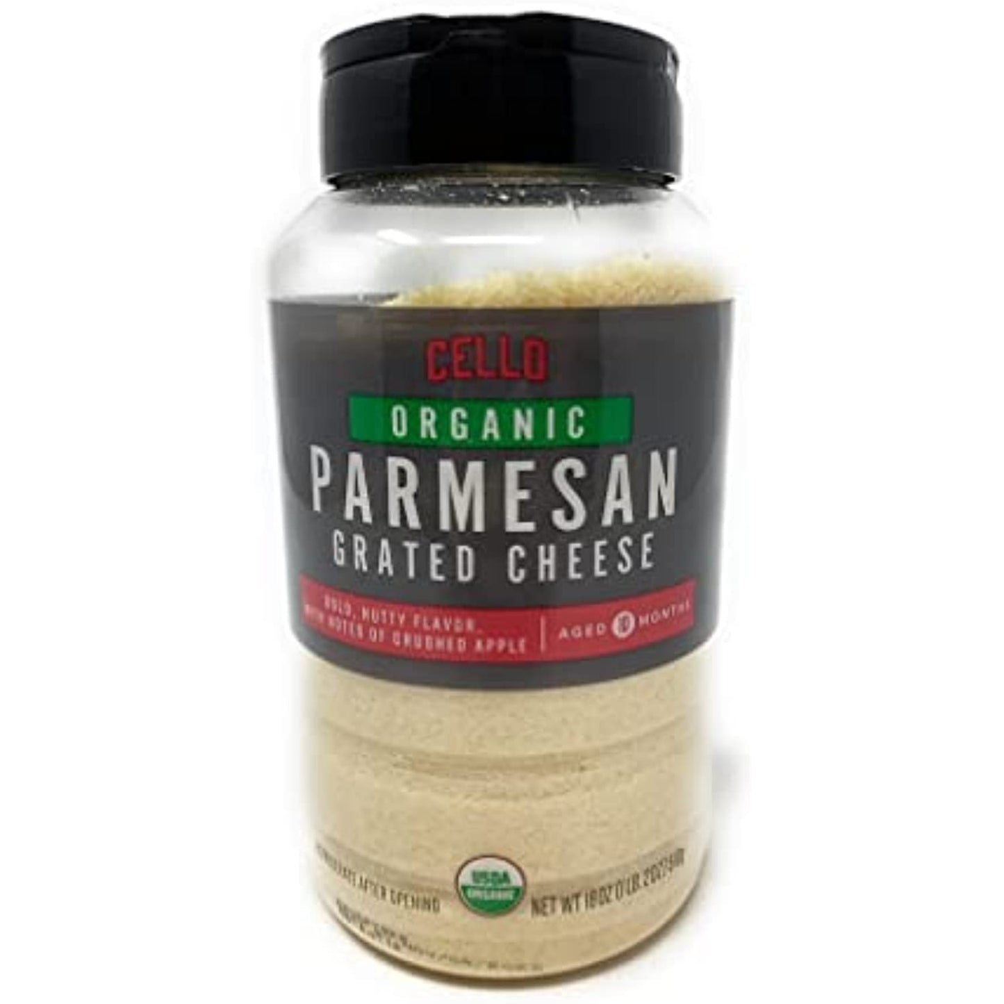 Cello Organic Parmesan Cheese 18oz (Package may vary)