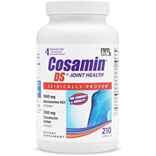 Nutramax Cosamin� DS Joint Health Supplement with Glucosamine & Chondroitin for Men�s & Women's Joint Health, 210 Capsules