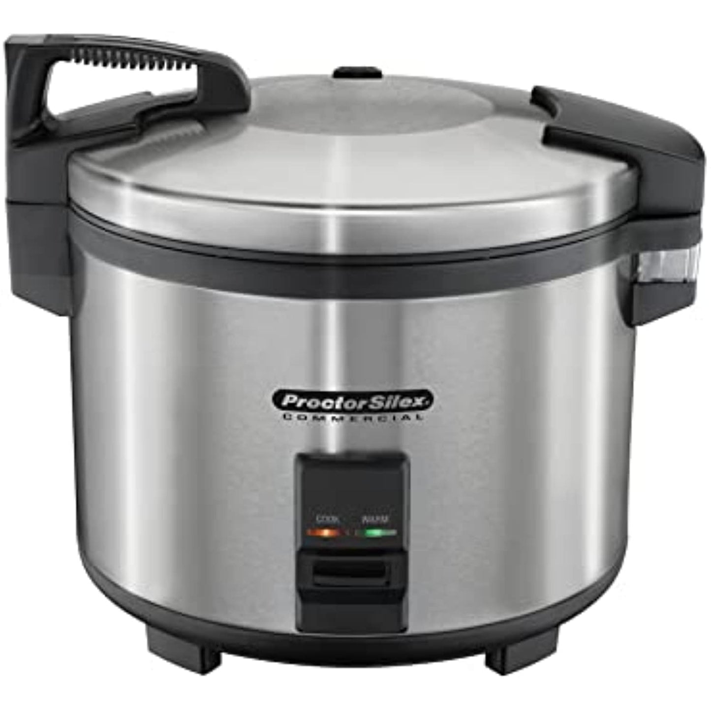 Hamilton Beach Proctor Silex Commercial 37560R Rice Cooker/Warmer, 60 Cups Cooked Rice, Non-Stick Pot, Hinged Lid, Stainless Steel Housing, 1 Year Warranty