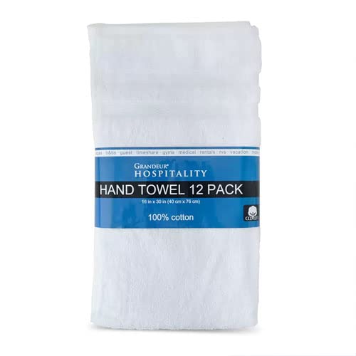 Grandeur Hospitality Hand Towel 12 Pack