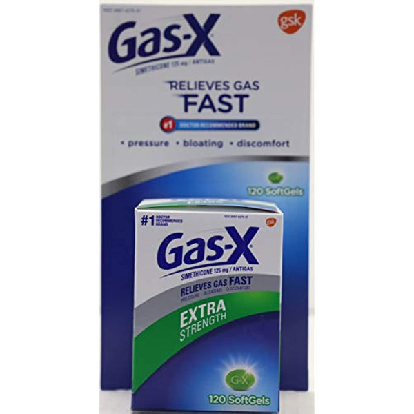 Gas-X Extra Strength Softgels 125 mg, 120Count alternate view