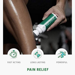 Biofreeze Roll-On Pain-Relieving Gel 3 FL OZ, Colorless (Pack Of 2) Topical Pain Reliever For Muscles And Joints From Arthritis, Backache, Strains, Bruises, & Sprains (Package May Vary)