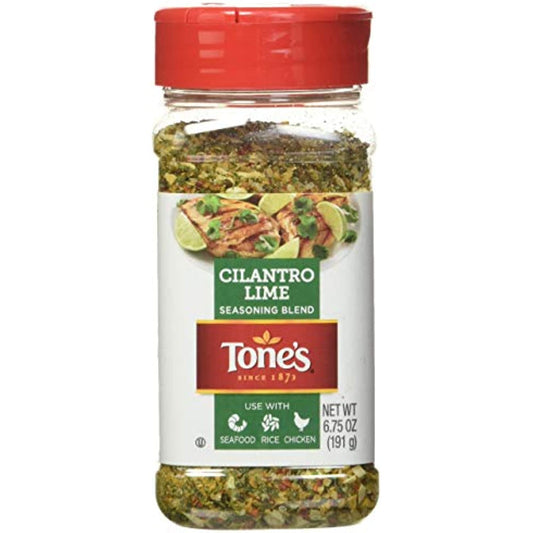 Tones Cilantro Lime Seasoning Blend 6.75 oz Bundle of 2