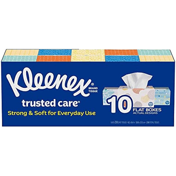 Kleenex 2-Ply White Facial Tissue,230 Count (Pack of 10) alternate view