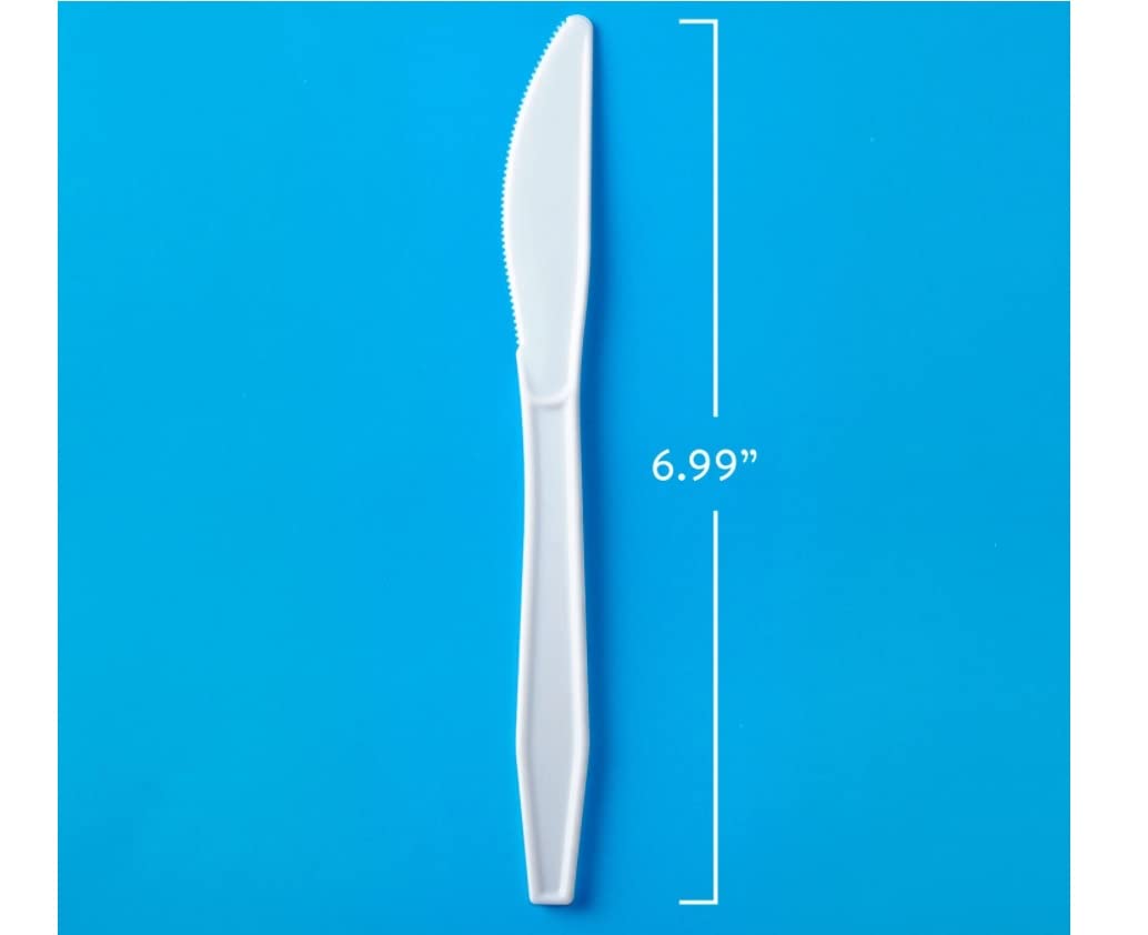 Product of Member's Mark Plastic Knives, Heavyweight, White (600 ct.) - [Bulk Savings]