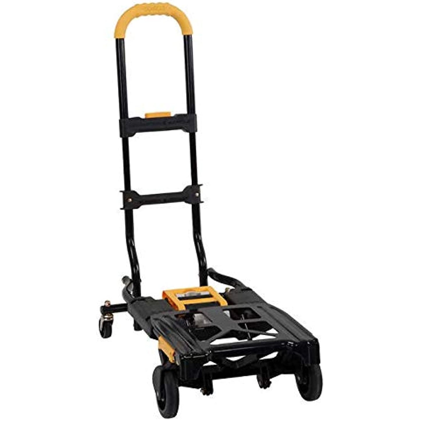 Cosco Shifter 300-Pound Capacity Multi-Position Folding Hand Truck and Cart, Yellow