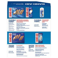Band-Aid Adhesive Bandages, Assorted, 198-count