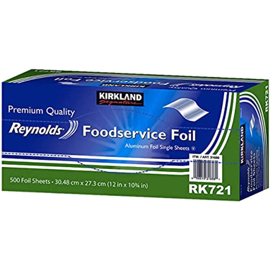 Kirkland Signature FoilSheet-500ct ALUMINUM FOIL SHEETS