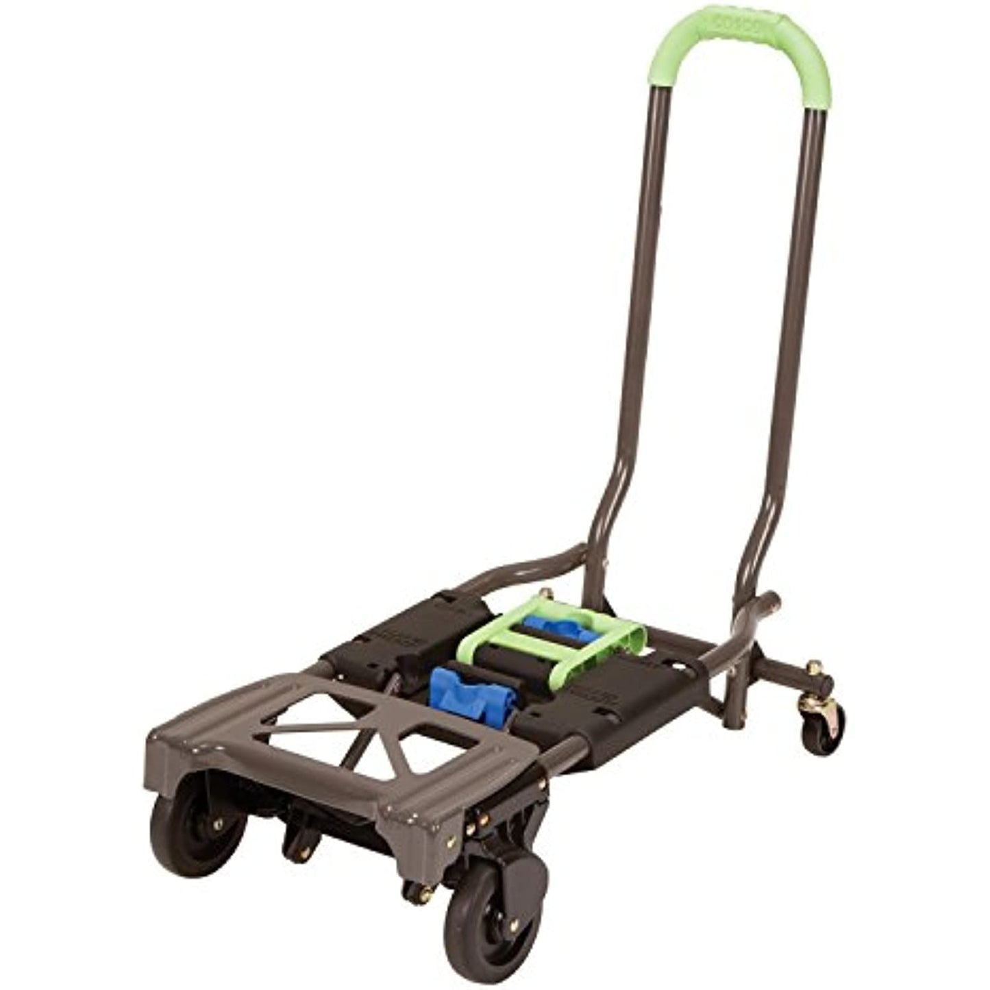 Cosco 12222PBG1E Shifter 300-Pound Capacity Multi-Position Heavy Duty Folding Dolly, Green hand-trucks