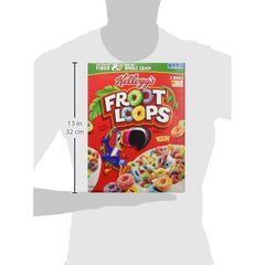 Kellogg's Fruit Loops Cereal, Froot Loops, 43.6 Ounce Twin Bag Box (Pack of 2)
