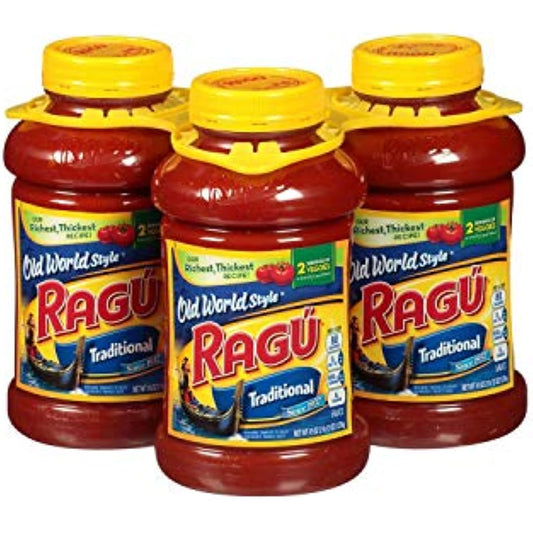 Ragu Traditional Spaghetti Sauce, 2.81 Pound (Pack of 3)