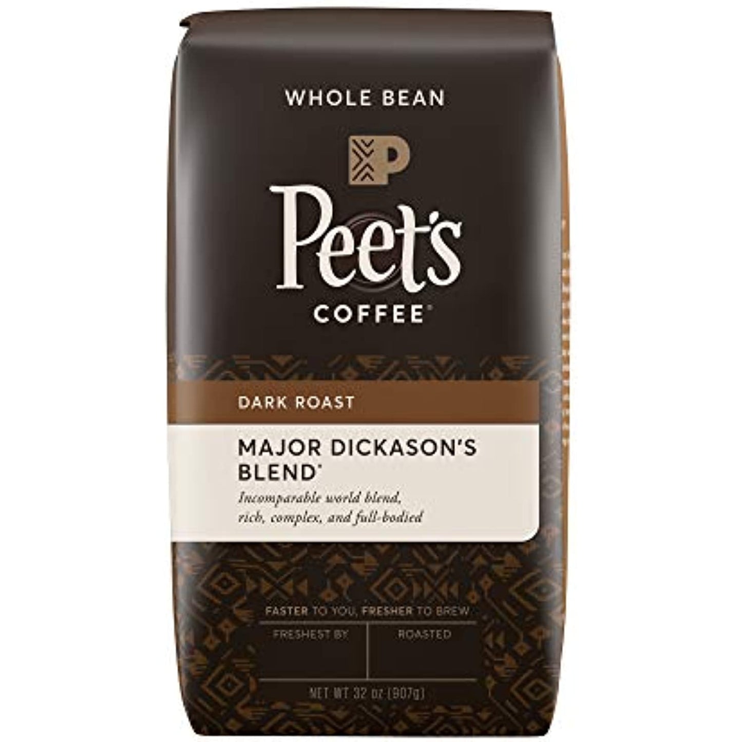 Peets Coffee, Major Dickason's Blend, Whole Bean 32oz