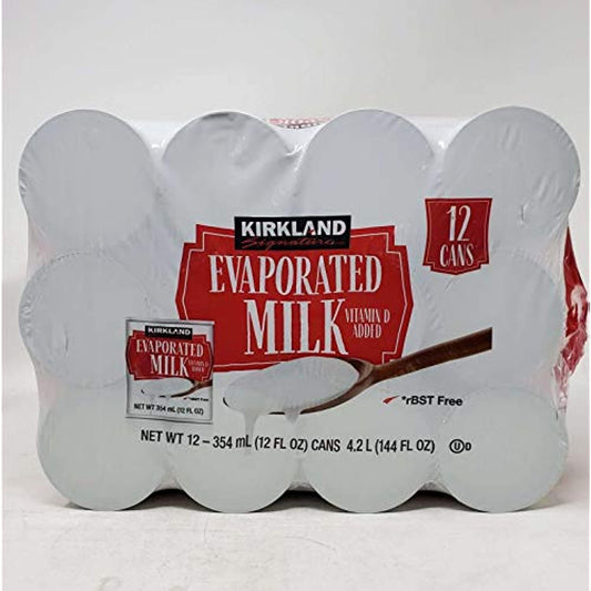 Kirkland Signature Evaporated Milk 12 Cans 12 FL OZ Each
