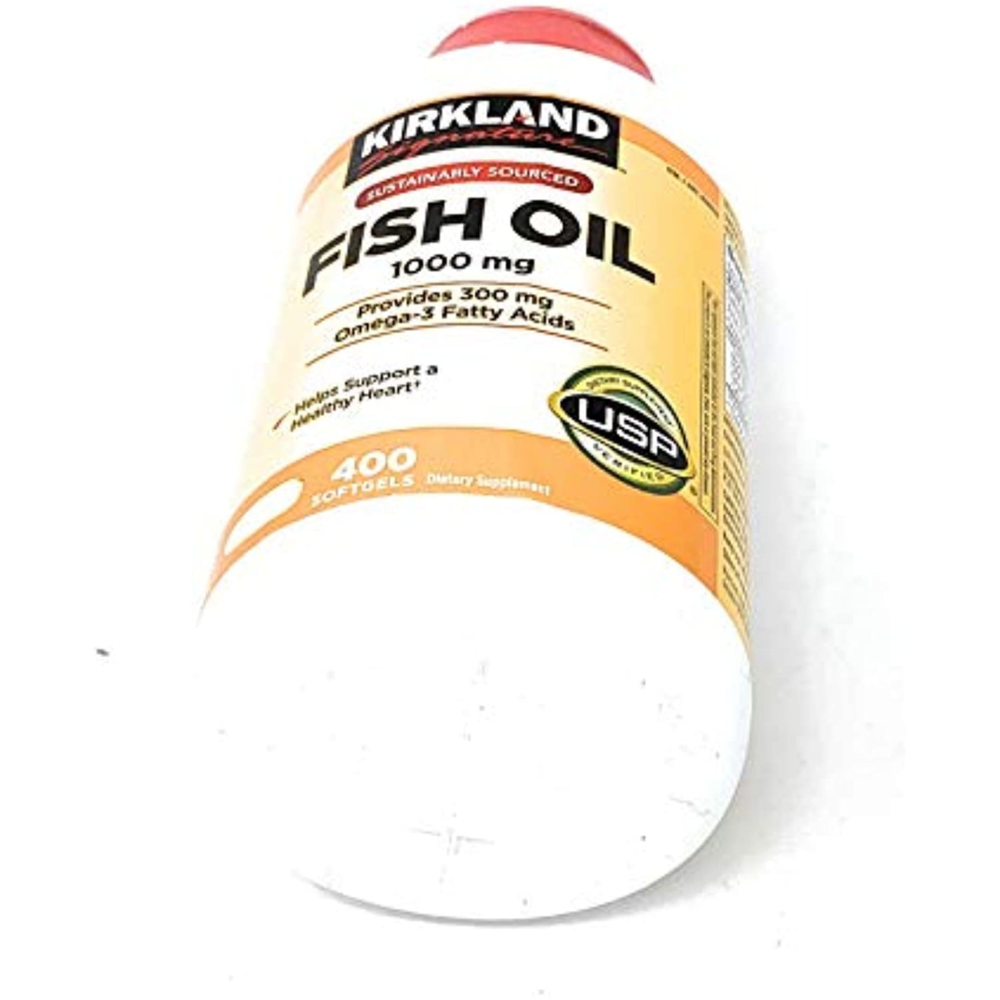 Kirkland Signature Fish Oil Concentrate with Omega-3 Fatty Acids, 800 Softgels, 1000mg