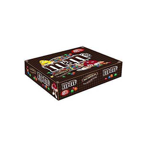 M&M's Milk Chocolate Candy Singles Size 1.74 oz., 48 ct. A1