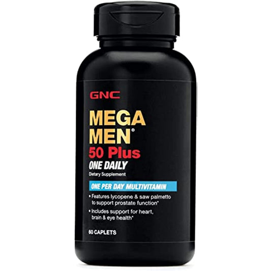 GNC Mega Men 50 Plus One Daily, 60 caps