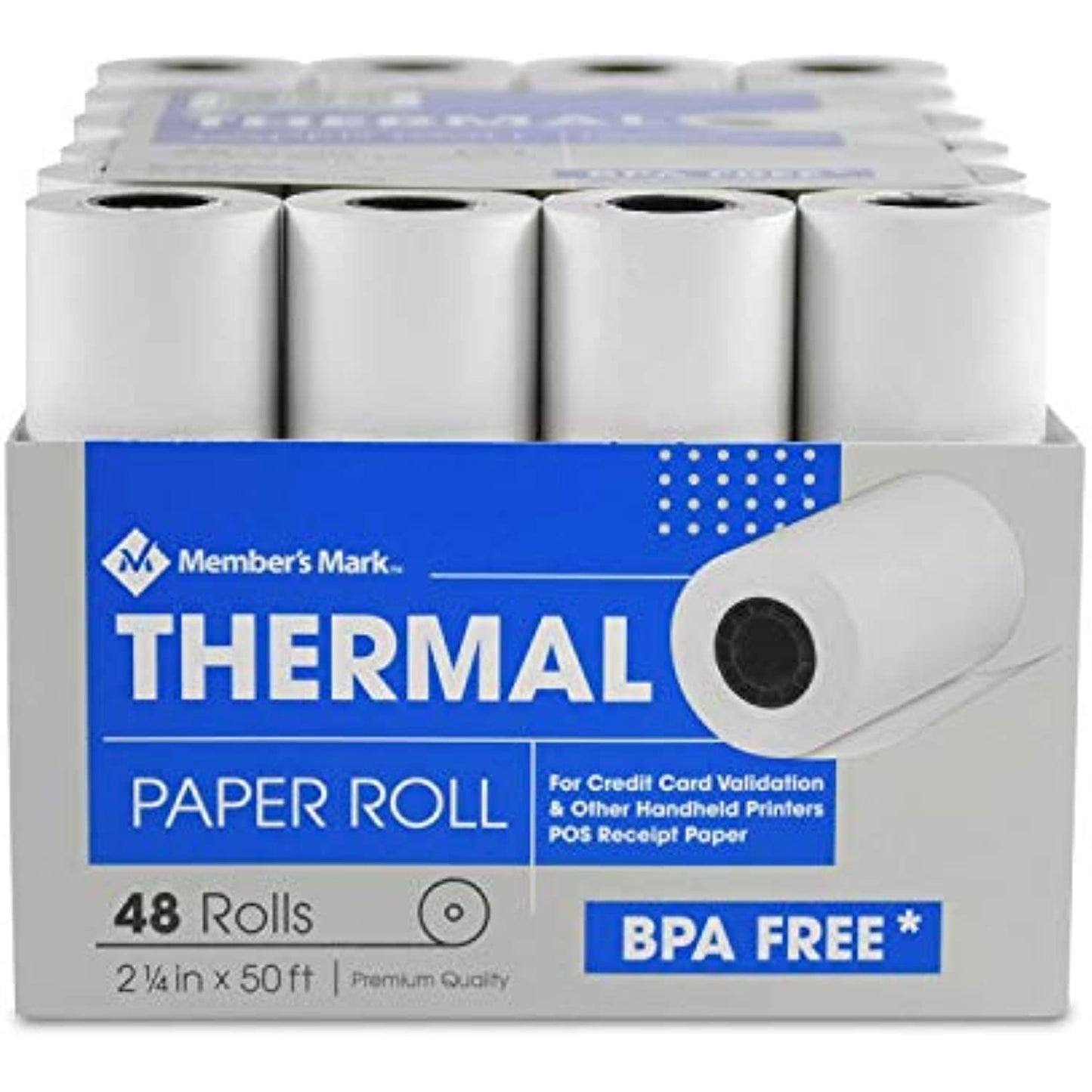 Thermal Paper Rolls 2-1/4 X 50 Verifone Vx520 Ingenico ICT220 ICT250 FD400