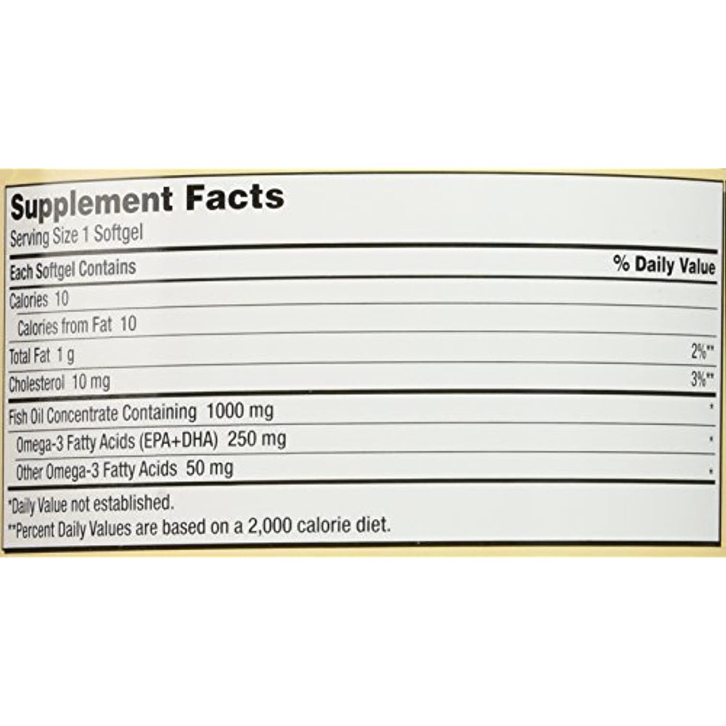 Kirkland Signature Natural Fish Oil Concentrate with Omega-3 Fatty Acids - 400 Softgels (Pack of 2)