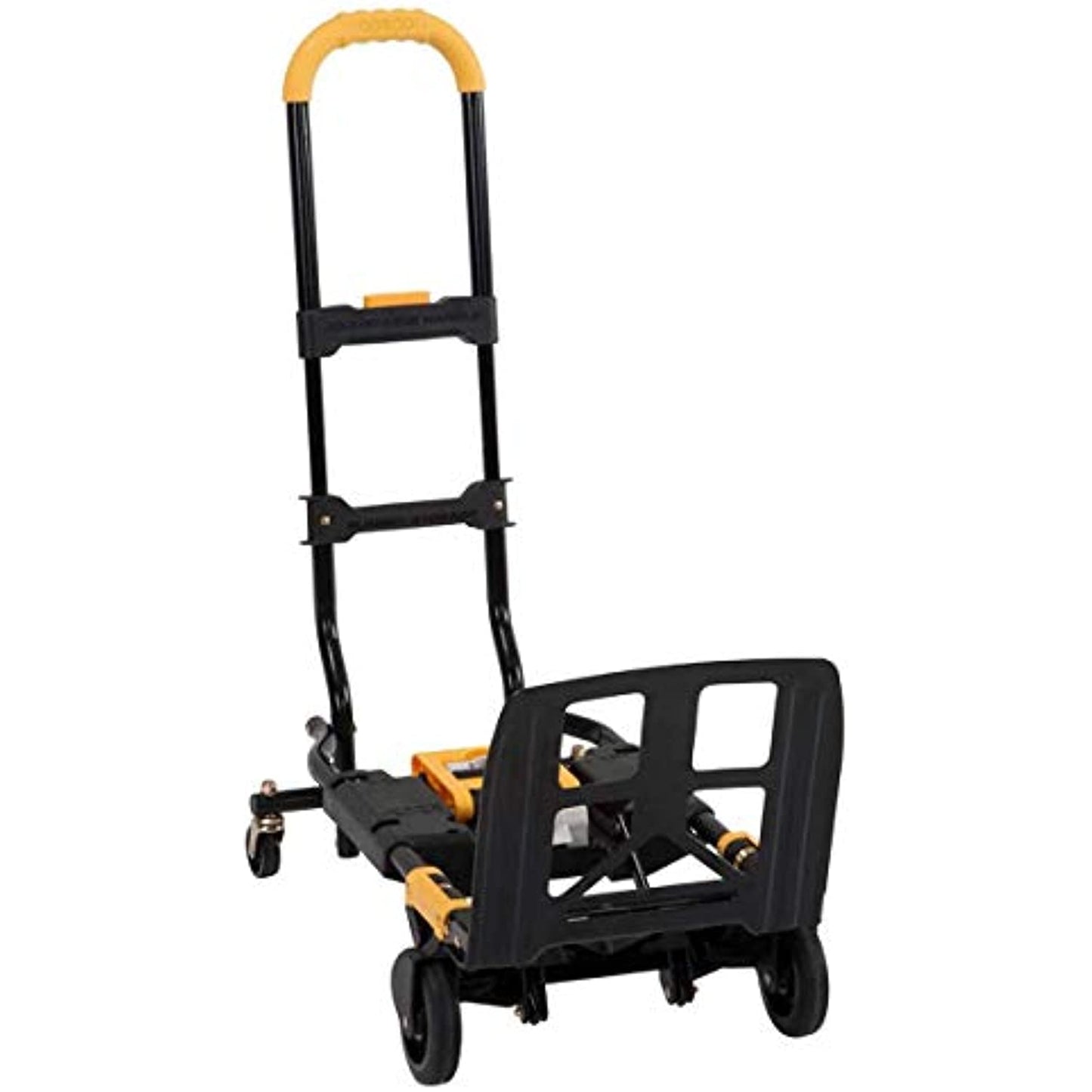 Cosco Shifter 300-Pound Capacity Multi-Position Folding Hand Truck and Cart, Yellow