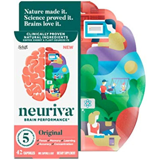 Neuriva Original Brain Performance Supplement - 42 Capsules
