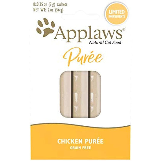 Applaws Chicken Pur�e 7 Gram sachets, Pack of 8, 2 Ounces Total