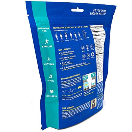 Liquid Iv, Lemon Lime Hydration Pouch, 16 Count (Pack of 1)