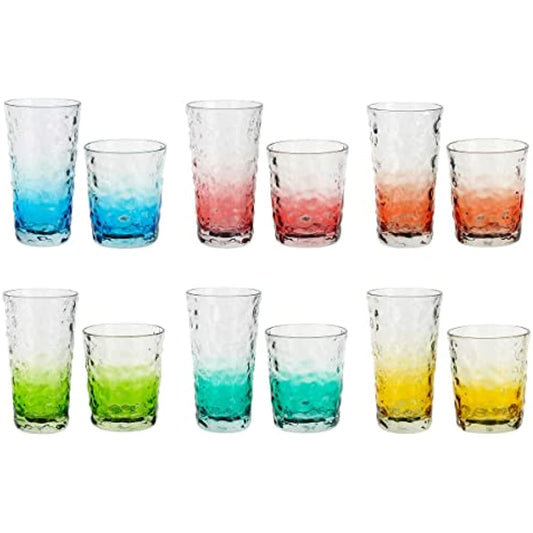 Jia Wei Tumbler Set, 12 Piece
