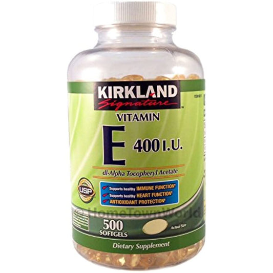 Vitamin E 400 Iu 500 Softgels Supports Healthy Immune